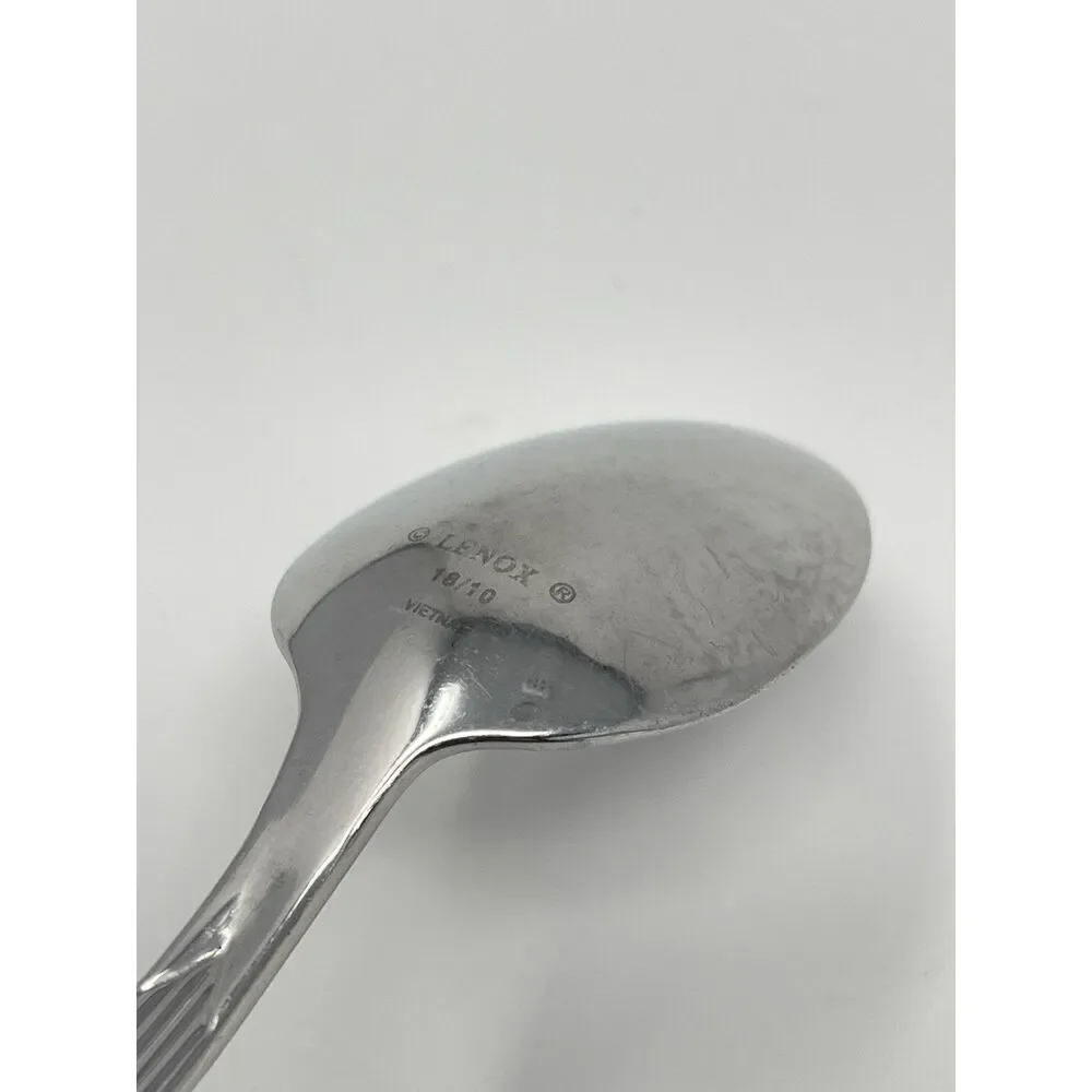 Lenox Brentwood Stainless Steel Spoon Teaspoon 6.5” Individual Replacement